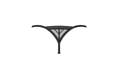 Obsessive Lune Bellis V Shaped Sexy Womens Thong Black
