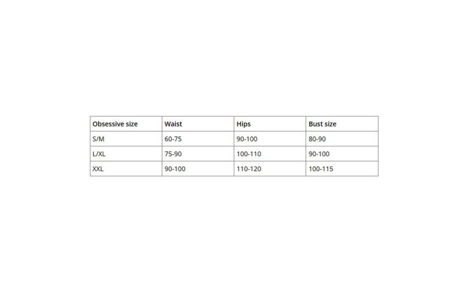 Obsessive Luise Sublim 2 Pc Bra & Panty Crotchless Set S/M - Bras and Bra Sets