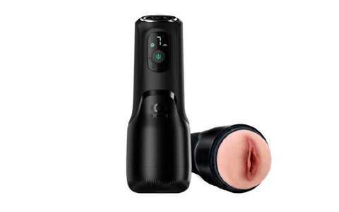 Shots Toys Airturn 4 Gen 2 LED Suction Vaginal Masturbator - Masturbators and Strokers