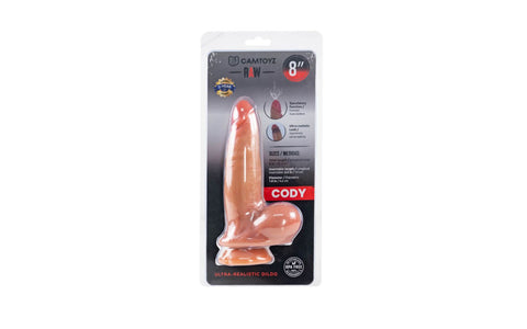 CamToyz Cody Ultra Realistic 20cm Squirting Dildo - Realistic Dildos