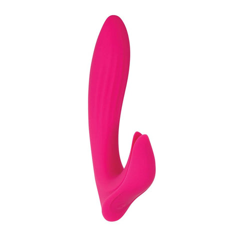 Adam & Eve's Pink Bliss - Sculpted Delight for Customizable Pleasure - Rabbit Vibrators