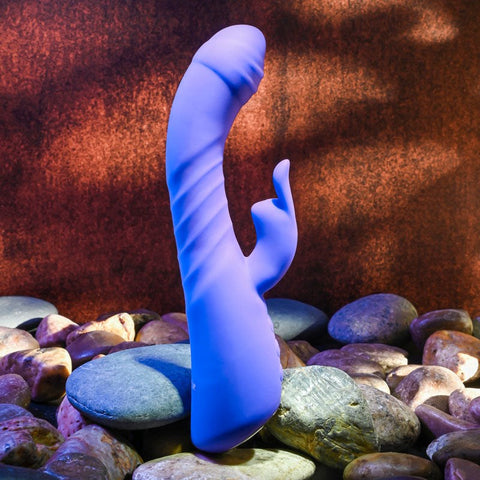 Adam & Eve Eves Posh Thrusting Warming Rabbit - Rabbit Vibrators