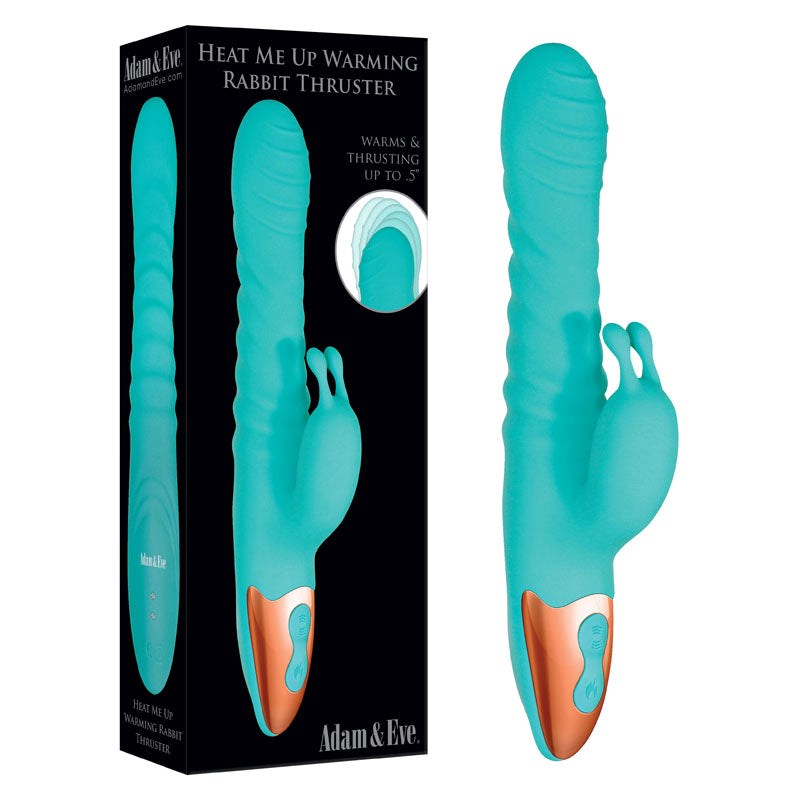 Adam & Eve Sextoys - Rechargeable Dual-Stimulating Rabbit Thruster - Rabbit Vibrators