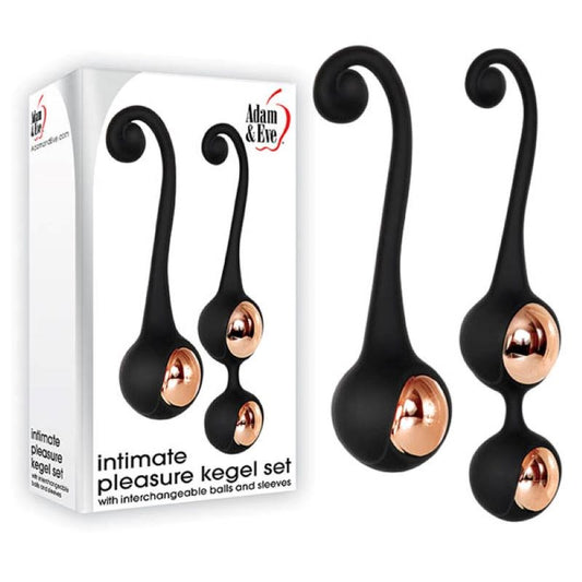 Adam & Eve Intimate Pleasure Kegel Trainer Kit - Love Eggs and Kegel Exercisers