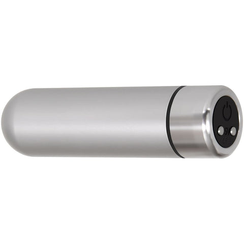 Adam & Eve Rechargeable Silver Metal Bullet - Bullet Vibrators