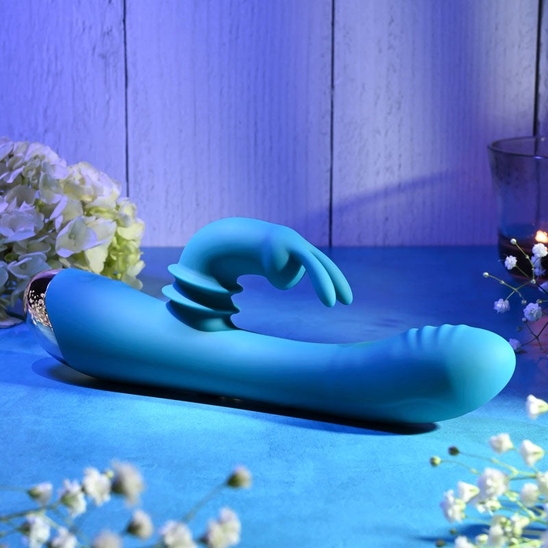 Adam & Eve Shimmy & Shake Velvet Rabbit - Rabbit Vibrators