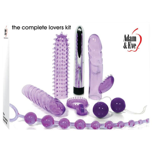 Adam & Eve The Complete Lovers Kit - Purple - Sex Kits