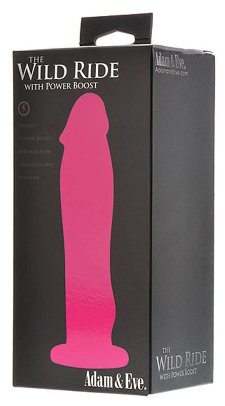Adam & Eve The Wild Ride with Power Booster Vibrator - Vibrating Dildos