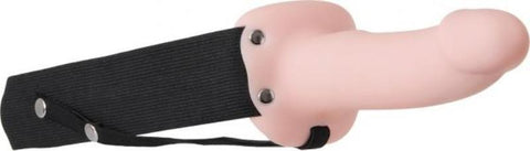 Adam and Eve Adams Flexskin Hollow Strap-On with Extensions - Strap On Sextoys