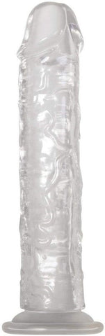 Adam and Eve Crystal Clear 8 inch Dong - Realistic Dildos