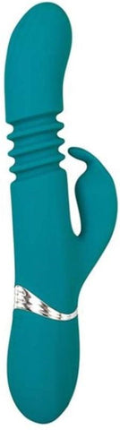 Adam and Eve Eve's Rechargeable Thrusting Rabbit - Rabbit Vibrators