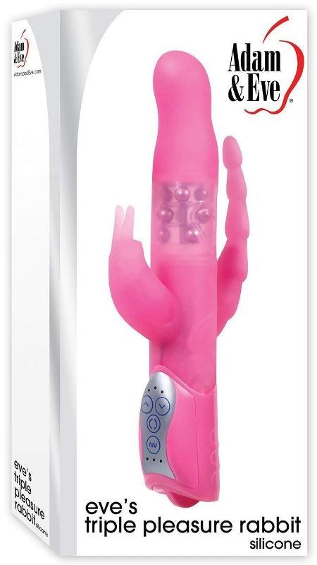 Adam and Eve Eve's Triple Pleasure Rabbit - Rabbit Vibrators