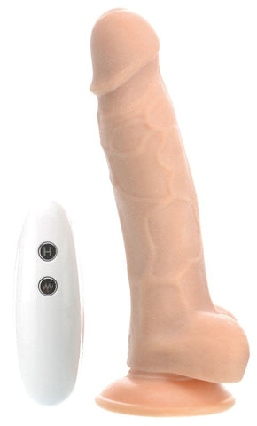 Adam's True Feel Rechargeable Dildo with Remote Control - Vibrating Dildos