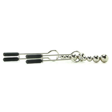 Adorn Triple Bead Nipple Clamp Set - Nipple and Clit Clamps