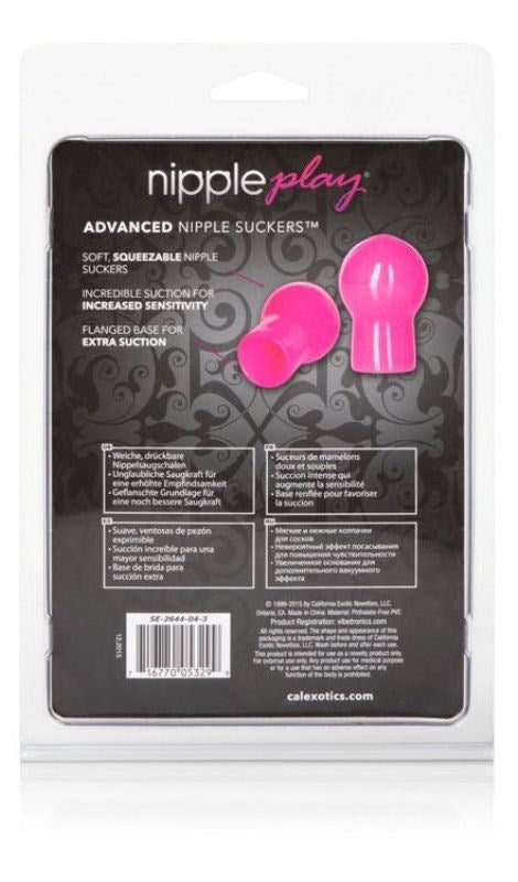 Advanced Nipple Suckers Pink - - Breast and Nipple Toys