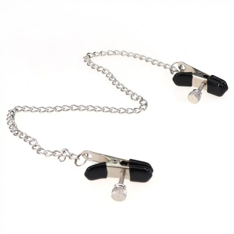 Alligator Nipple Clamp With Chain - - Breast and Nipple Toys