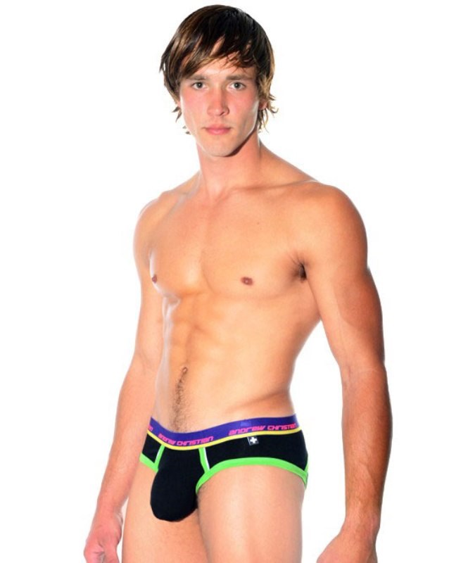 Almost Naked Eclipse Brief w/ Show-It Black - Jocks and G-Strings