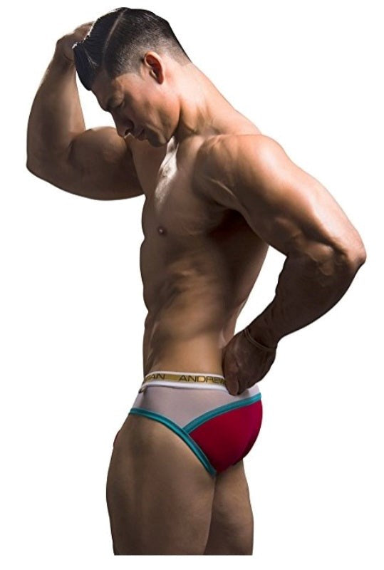 Almost Naked Peek-a-boo Holiday Brief Red - Jocks and G-Strings
