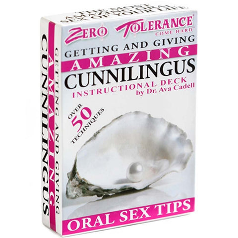 Zero Tolerance Getting & Giving Cunnilingus Cards Game - Sex Games, Coupons and Tricks