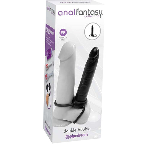 Anal Fantasy Collection Double Trouble Realistic Dildo - Realistic Dildos