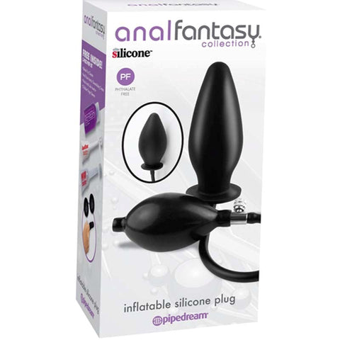 Anal Fantasy Collection Inflatable Silicone Butt Plug - Inflatable Dildos and Vibrators