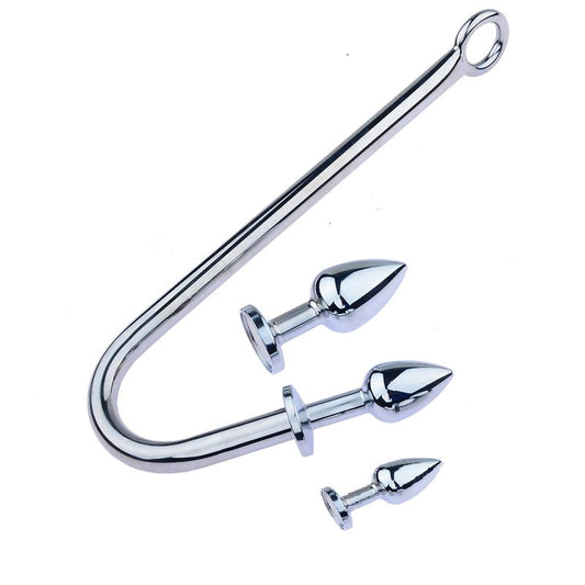Anal Hook with 3 Plugs - Spreaders and Hangers