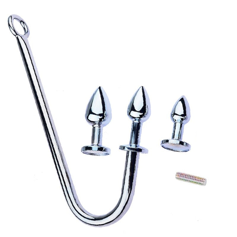 Anal Hook with 3 Plugs - - Spreaders and Hangers