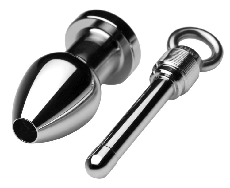 Arsenal Aluminum Tunnel Plug With Removable Core - - Steel Sex Toys