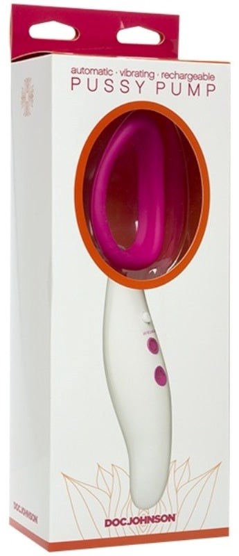 Doc Johnson Automatic Vibrating Rechargeable Pussy Pump - Luxury Sex Toys
