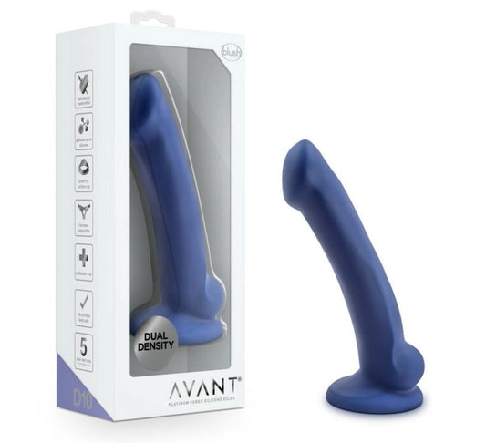 Avant D10 Ergo Mini Indigo - Realistic Dildos