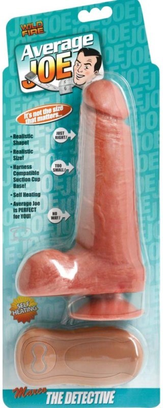 Average Joe The Detective Marco Heating and Vibrating Dildo - Realistic Dildos