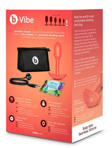 B-Vibe Snug Plug 1 - Compact and Playful Delight - Anal Vibrators