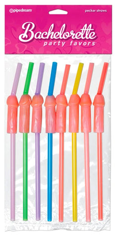 Pipedream Bachelorette Party Penis Shape Pecker Straws - Sex Games, Coupons and Tricks