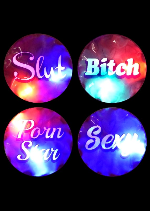 Pipedream Bachelorette Party Flashing Light Party Stickers - Sex Games, Coupons and Tricks
