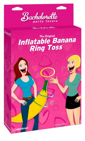 Pipedream Bachelorette Party Inflatable Banana Ring Toss - Bachelorette and Bucks