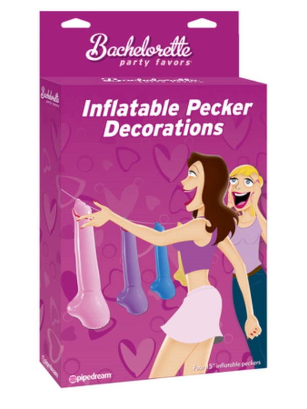 Pipedream Bachelorette Party Inflatable Pecker Decorations - Sex Games, Coupons and Tricks