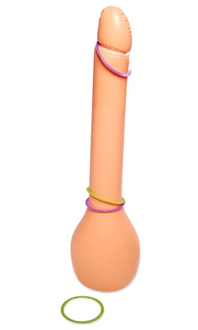 Pipedream Bachelorette Party Inflatable Pecker Ring Toss - Sex Games, Coupons and Tricks
