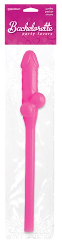 Pipedream Bachelorette Party Jumbo Sucking Straw 11 Inches - Bachelorette and Bucks