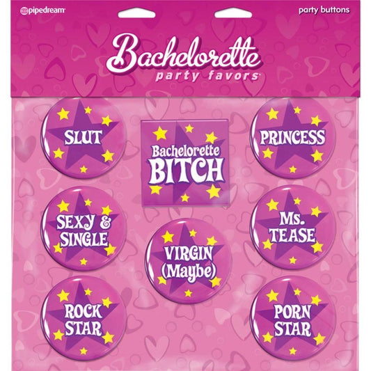 Pipedream Bachelorette Party Favors Party Buttons Adult Game - Sex Games, Coupons and Tricks