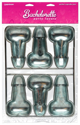 Pipedream Bachelorette Party Favors Pecker Cupcake Pan - Sex Games, Coupons and Tricks