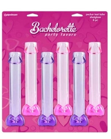 Pipedream Bachelorette Party Pecker Test Tube Shotglasses - Bachelorette and Bucks