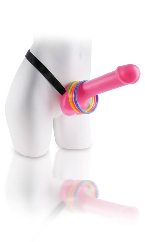 Pipedream Bachelorette Party Strap-On Pecker Ring Toss - Sex Games, Coupons and Tricks