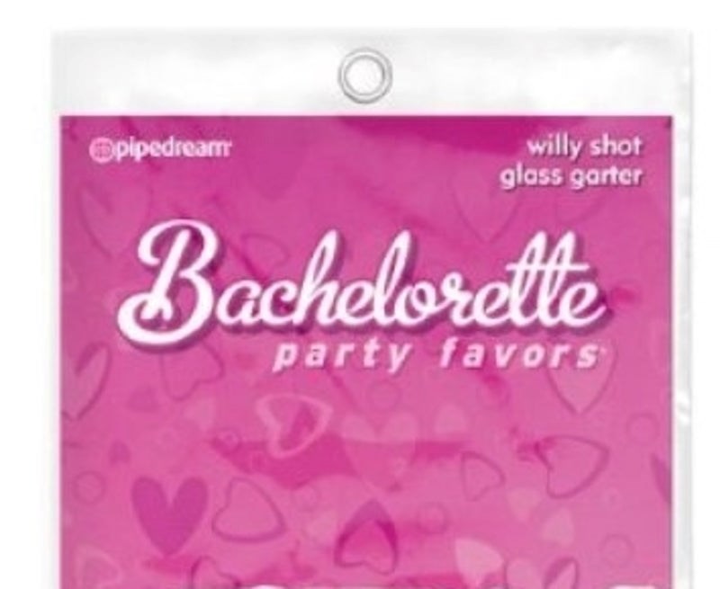Pipedream Bachelorette Party Favors Willy Shot Glass Garter - Bachelorette and Bucks