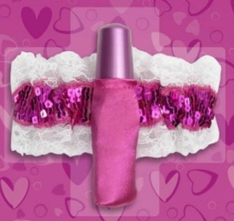 Pipedream Bachelorette Vibrating Garter Lipstick - - Bachelorette and Bucks