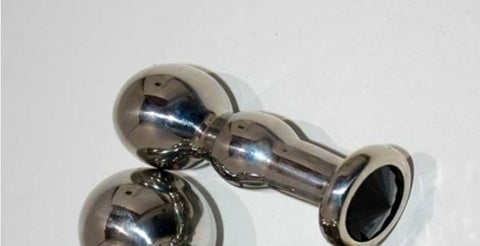 Bang Anal Plug In Medium Rose Quartz - Steel Sex Toys