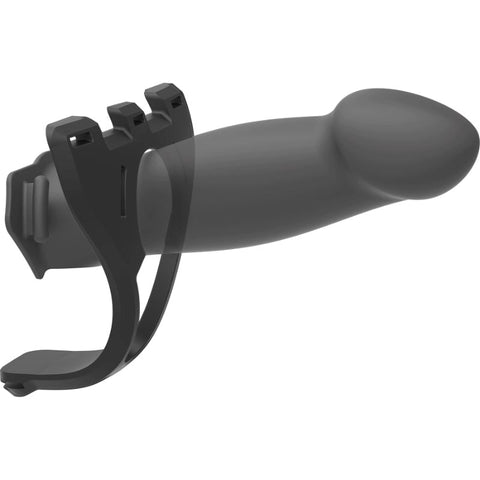 Be Bold 8in Large Dong 2 Pc Hollow Silicone Strap-On Set - Strap On Sextoys