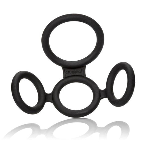 California Exotics Big Mans Spreader Stretchy Cock Ring - Ball and Cock Toys