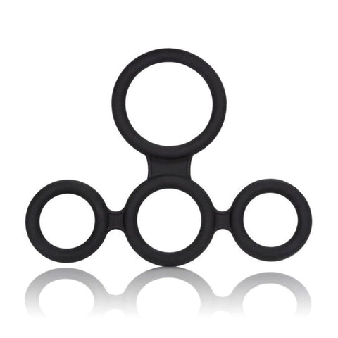 California Exotics Big Mans Spreader Stretchy Cock Ring - Ball and Cock Toys