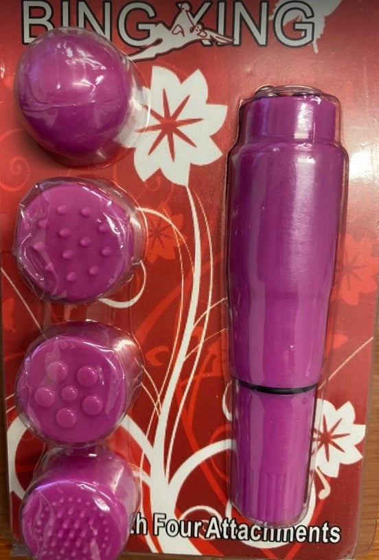 Bing King Mini Vibe And Attachments - - Mini & Slim Vibrators