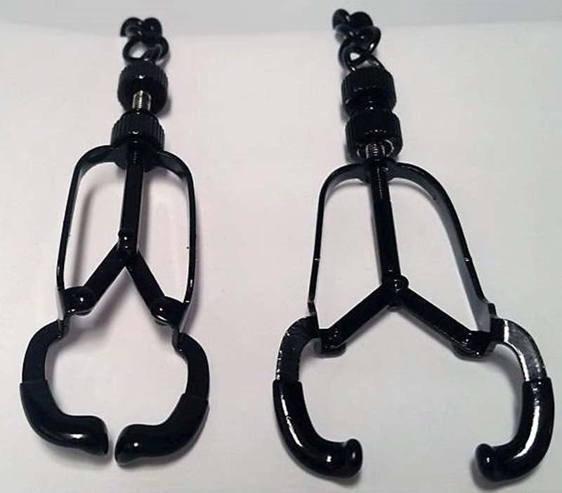 Black Beetle Nipple Clamps - - Breast and Nipple Toys